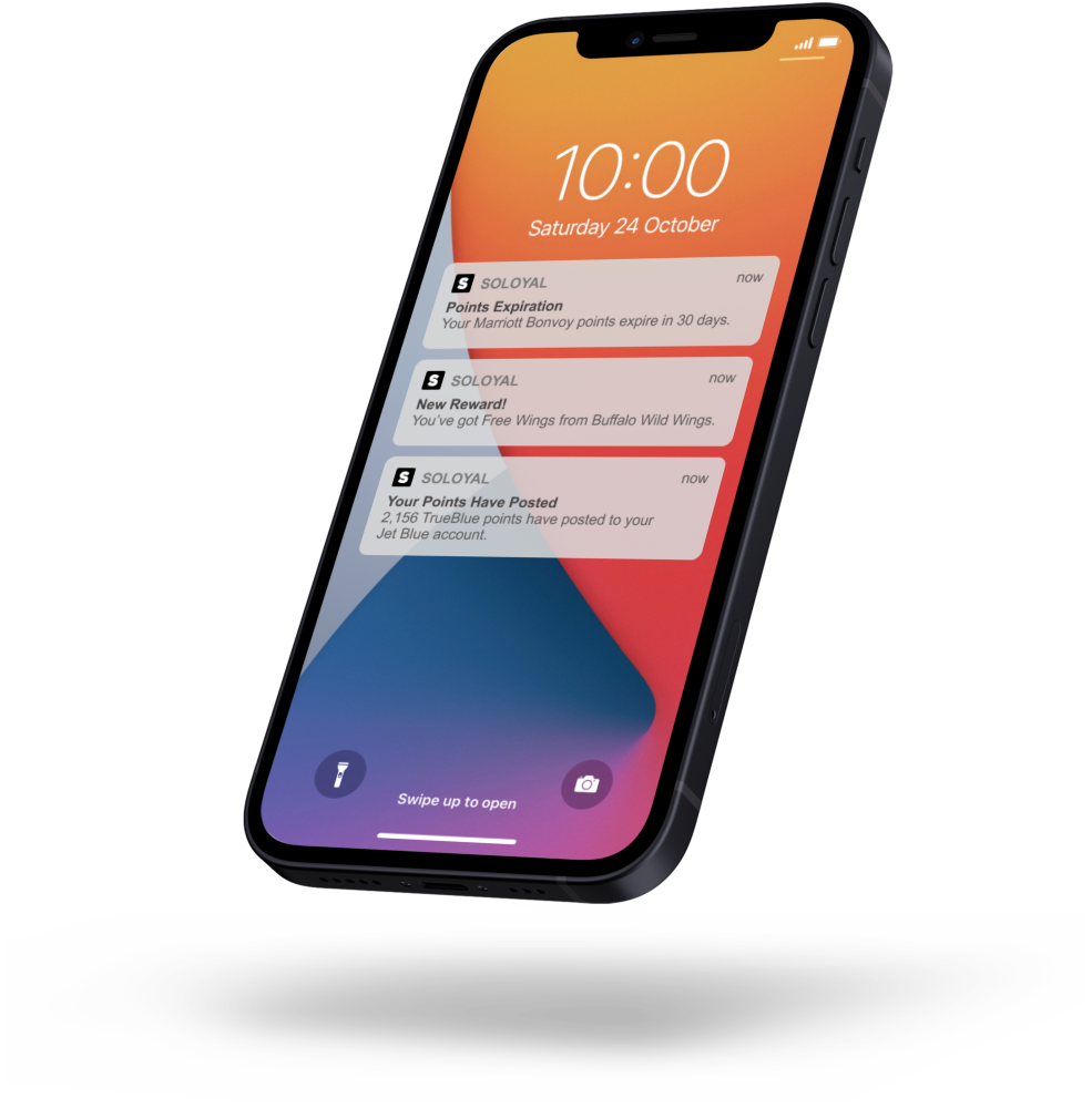 A push notification from SoLoyal