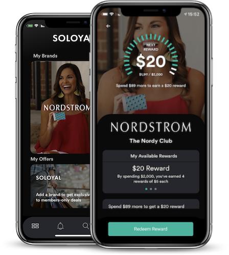 An iPhone displaying SoLoyal on iOS.