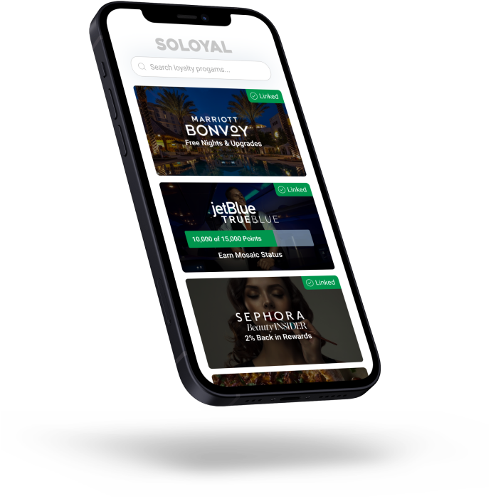 SoLoyal Mobile Dashboard